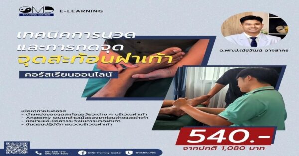 เทคนิคการนวดและการกดจุด จุดสะท้อนฝาเท้า(FOOD REFLEXOIOGY AND ACUPRESSURE)
